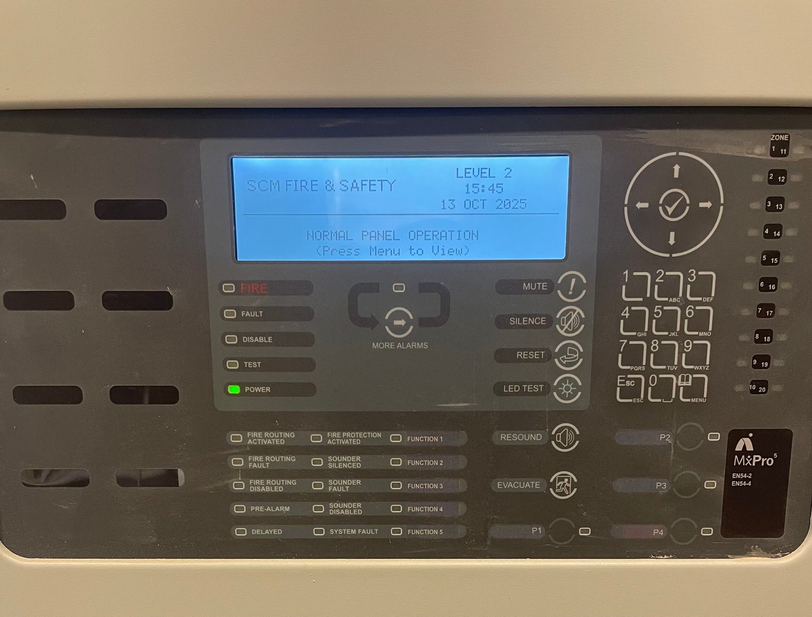 Advanced MXPro 5 fire alarm panel