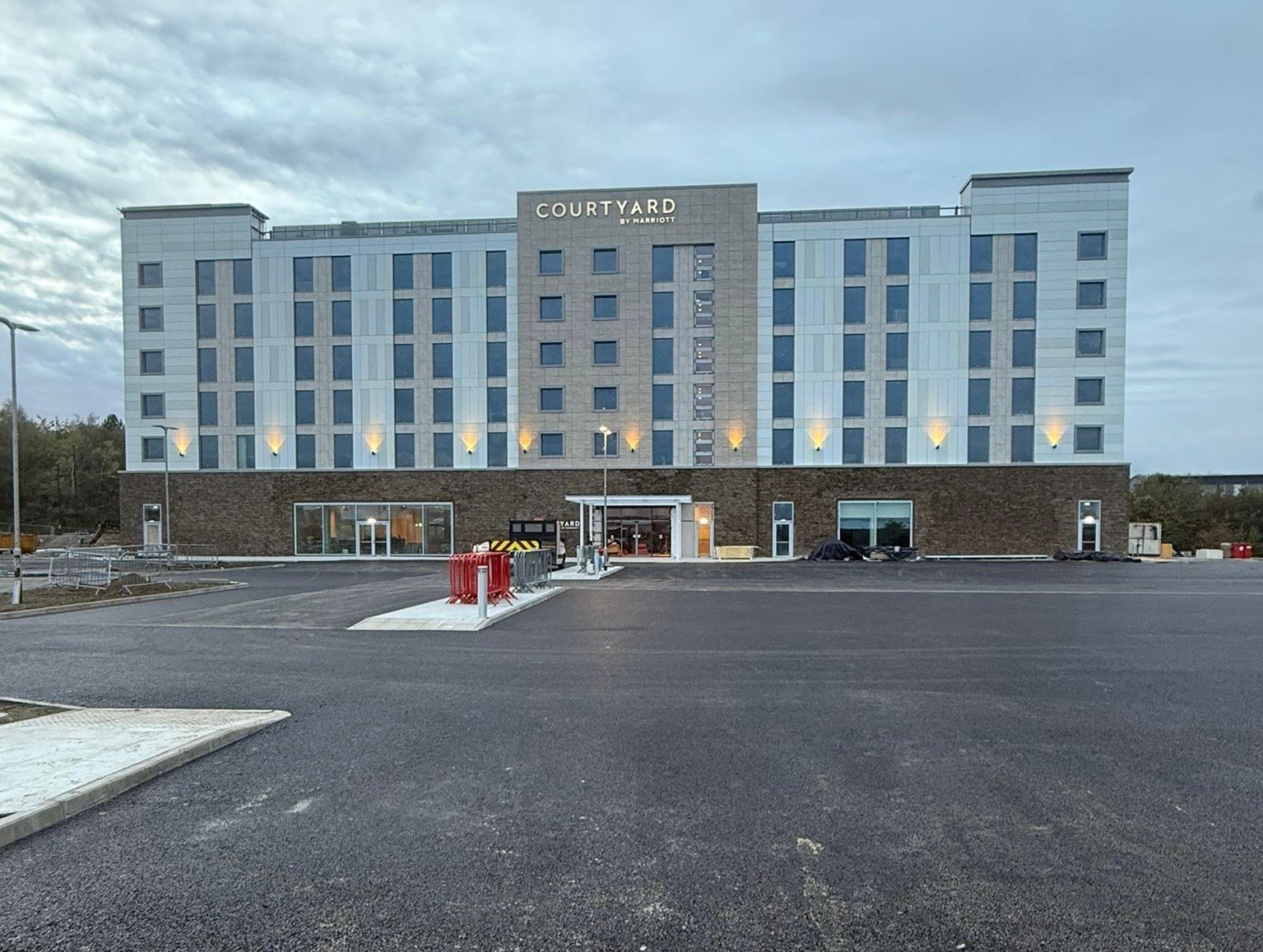 Courtyard Marriott hotel fire alarm project