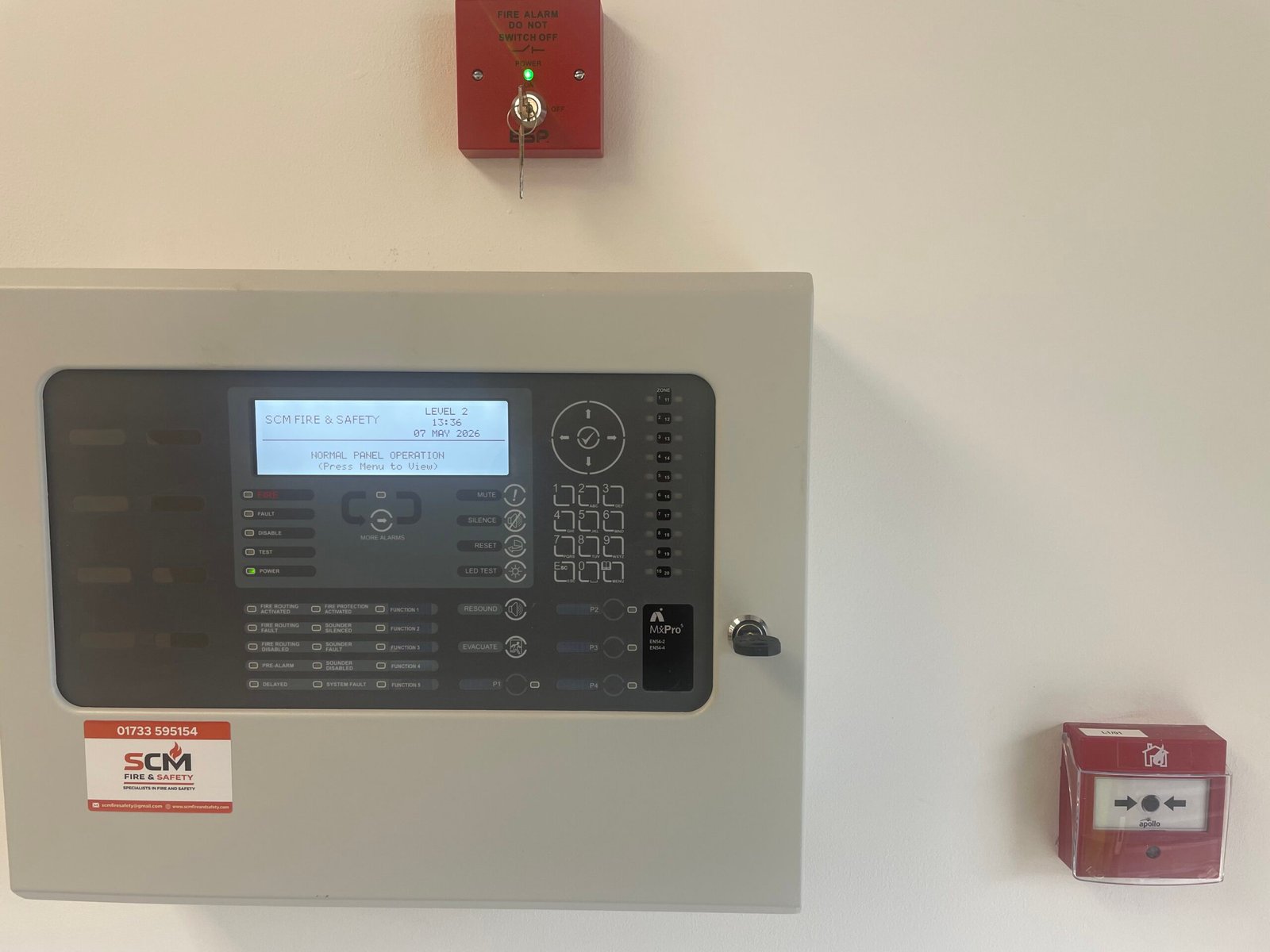 Commercial fire and life safety installation by SCM Fire and Safety