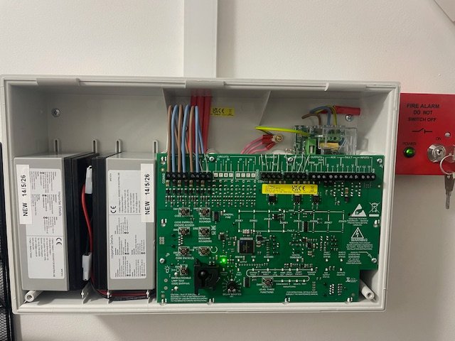 Conventional commercial fire alarm panel