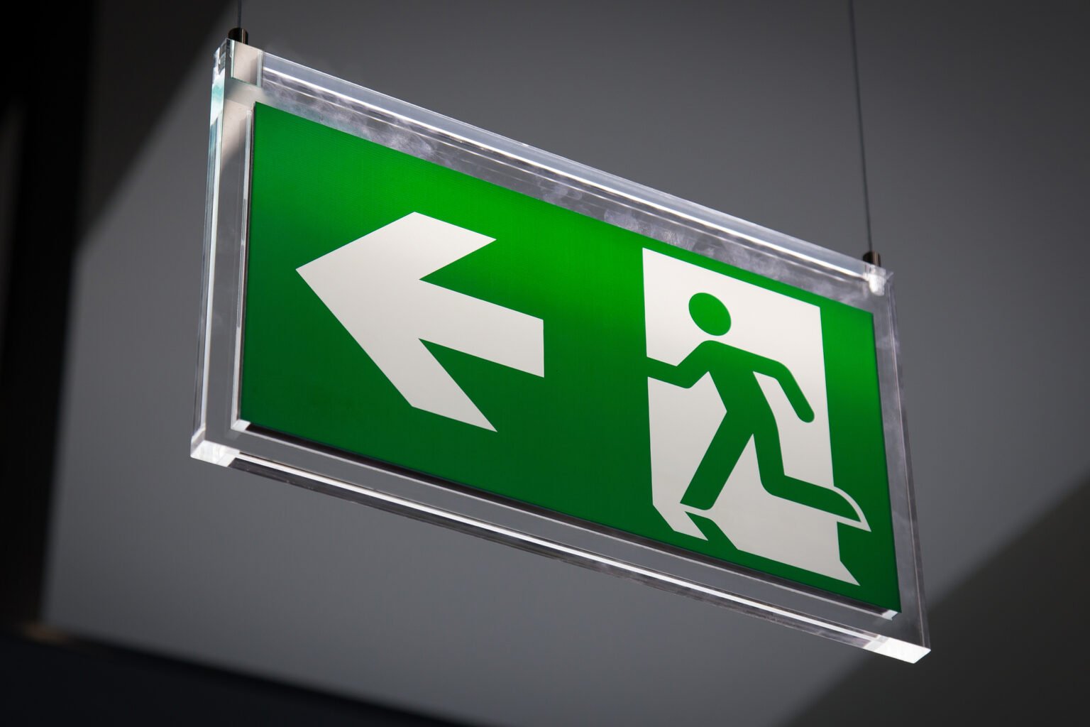 Emergency lighting testing commercial premises